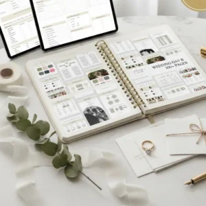 Elegant Wedding Planner & Checklist Template